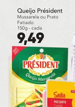 Supermercados Andreazza Queijo Président oferta