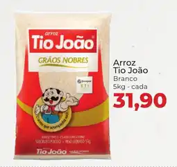 Supermercados Andreazza Arroz Tio João Branco oferta