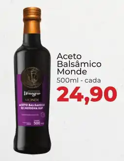 Supermercados Andreazza Aceto Balsâmico Monde cada oferta