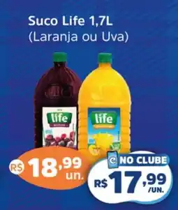 Supermercados Correia Suco Life oferta