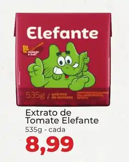 Supermercados Andreazza Extrato de Tomate Elefante cada oferta