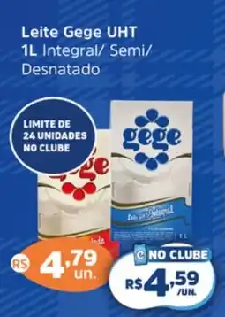 Supermercados Correia Leite Gege UHT oferta