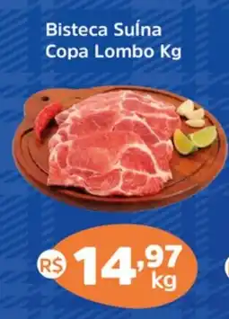 Supermercados Correia Bisteca Suĺna Copa Lombo oferta