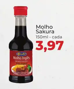 Supermercados Andreazza Molho Sakura cada oferta