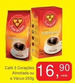 Mineirão Atacarejo Café 3 Corações Almofada ou a Vácuo oferta