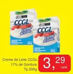 Mineirão Atacarejo Creme de Leite CCGL 17% de Gordura oferta