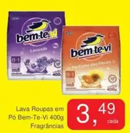 Mineirão Atacarejo Lava Roupas em Pó Bem-Te-Vi Fragrâncias oferta