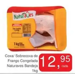Mineirão Atacarejo Coxa/ Sobrecoxa de Frango Congelada Naturaves Bandeja oferta