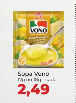Supermercados Andreazza Sopa Vono oferta