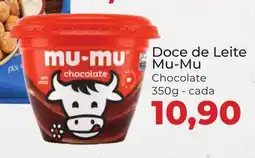 Supermercados Andreazza Doce de Leite Mu-Mu Chocolate oferta