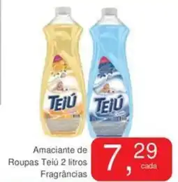 Mineirão Atacarejo Amaciante de Roupas Teiú Fragrâncias oferta