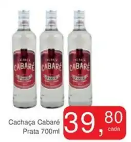 Mineirão Atacarejo Cachaça Cabaré Prata oferta