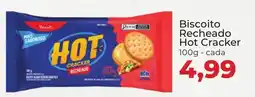 Supermercados Andreazza Biscoito Recheado Hot Cracker cada oferta