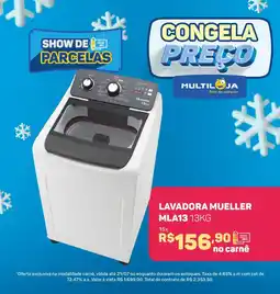 Multiloja Lavadora Mueller MLA13 oferta