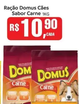 Supermercados Mateus Ração Domus Cães Sabor Carne oferta