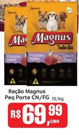 Supermercados Mateus Ração Magnus Peq Porte CN/FG oferta