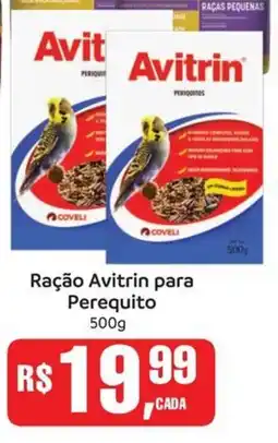 Supermercados Mateus Ração Avitrin para Perequito oferta