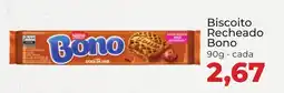 Supermercados Andreazza Biscoito Recheado Bono cada oferta