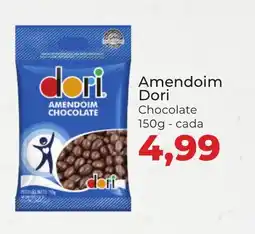 Supermercados Andreazza Amendoim Dori Chocolate oferta