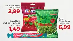 Supermercados Andreazza Bala Dori Jubes Hipnose cada oferta