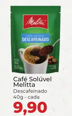 Supermercados Andreazza Café Solúvel Melitta oferta