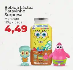 Supermercados Andreazza Bebida Láctea Batavinho Surpresa Morango cada oferta