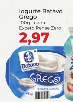 Supermercados Andreazza logurte Batavo Grego oferta