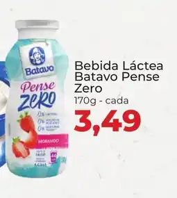 Supermercados Andreazza Bebida Láctea Batavo Pense Zero cada oferta