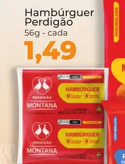 Supermercados Andreazza Hambúrguer Perdigão cada oferta