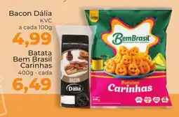 Supermercados Andreazza Bacon Dália oferta