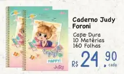 Supermercados Mateus Caderno Judy Foroni oferta