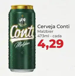Supermercados Andreazza Cerveja Conti Malzbier oferta