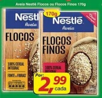 Supermercados Guanabara Aveia Nestle Flocos ou Flocos Finos 170g oferta