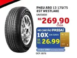 Assaí Atacadista Pneu aro 13 175/75 85t westlake oferta