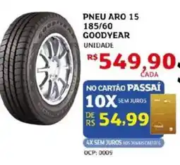 Assaí Atacadista Pneu aro 15 185/60 goodyear oferta