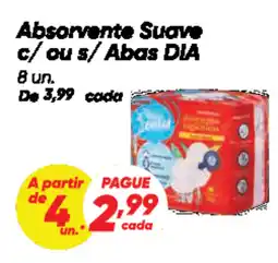 Dia Absorvente Suave c/ou s/Abas DIA oferta