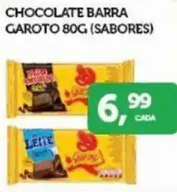 CenterBox Chocolate barra garoto (sabores) oferta