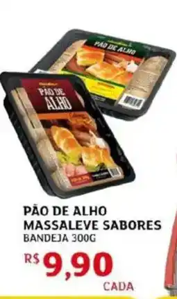 Assaí Atacadista Pão de alho massaleve sabores bandeja oferta