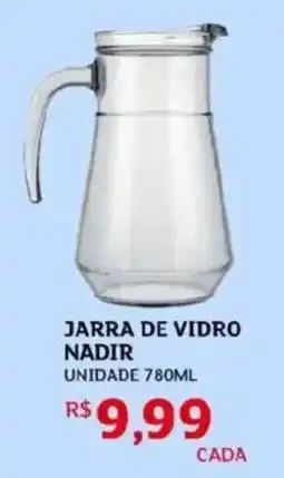 Assaí Atacadista Jarra de vidro nadir unidade oferta