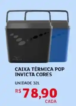 Assaí Atacadista Caixa térmica pop invicta cores unidade 32l oferta