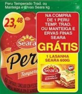 Supermercados Guanabara Peru Temperado Trad. ou Manteiga e Ervas Seara 1kg oferta