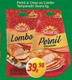 Supermercados Guanabara Pernil s/ Osso ou Lombo Temperado Seara 1kg oferta