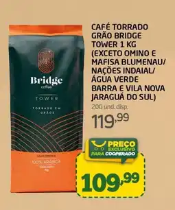 Cooper Café torrado grão bridge tower oferta
