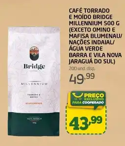 Cooper Café torrado e moído bridge millennium oferta