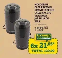 Cooper Moedor de café preto di grano cadence cada oferta