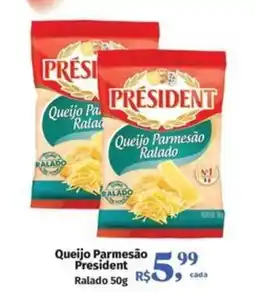 Supermercados Mateus Queijo Parmesão President Ralado oferta