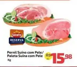Supermercado Jacomar Pernil Suíno com Pele/ Paleta Suína com Pele oferta