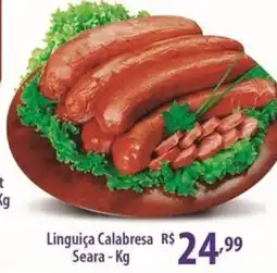 Rede DAS Linguiça Calabresa Seara oferta