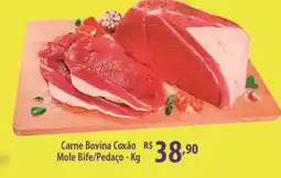 Rede DAS Carne Bovina Coxão Mole Bife/Pedaço oferta