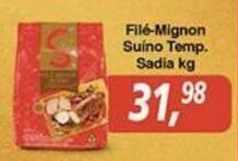 Supermercados Guanabara File-mignon Suino Temp. Sadia 1kg oferta